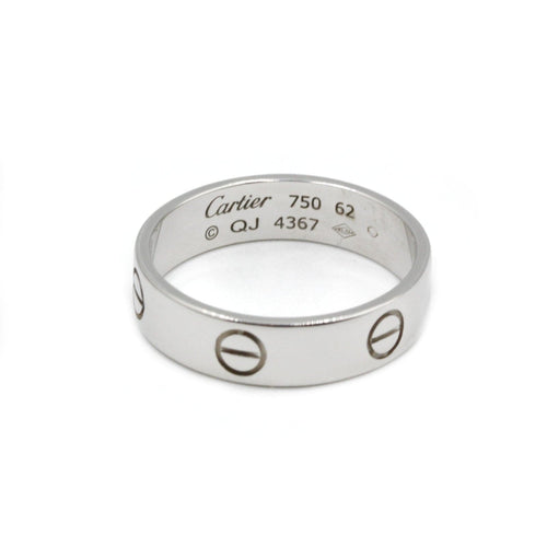 Bague Bague Cartier "Love" Or Blanc 58 Facettes 220232R