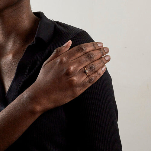 Bague 55 Bague solitaire Or jaune Diamant 58 Facettes