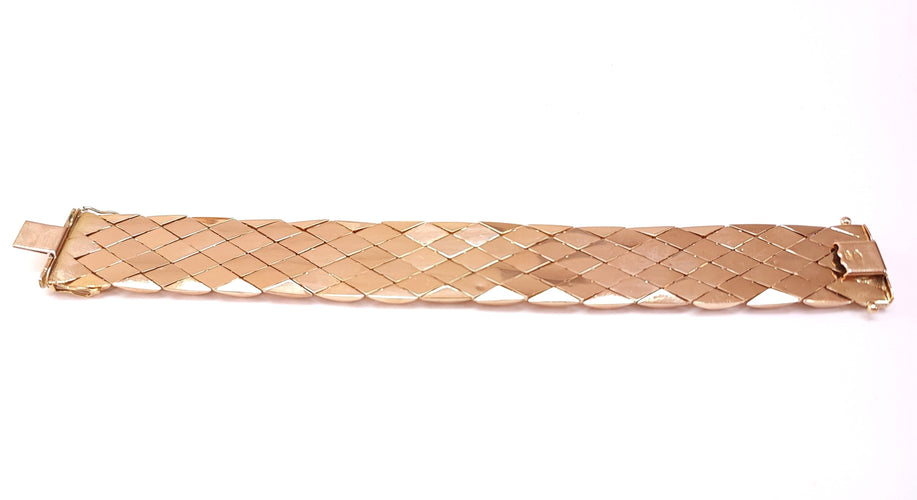 Bracelet Bracelet manchette en Or jaune 58 Facettes RA-695/1