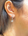 Boucles d'oreilles Dormeuses en or blanc, diamants 58 Facettes