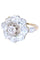 Bague 50 BAGUE MARGUERITE ANCIENNE DIAMANTS 58 Facettes 063891