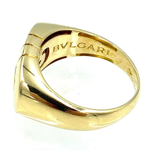 Bague 55 BVLGARI. Collection Parentesi, Bague or jaune 58 Facettes