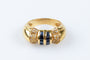Bague 51 Bague saphir diamant en or massif 58 Facettes 111.87942-B3
