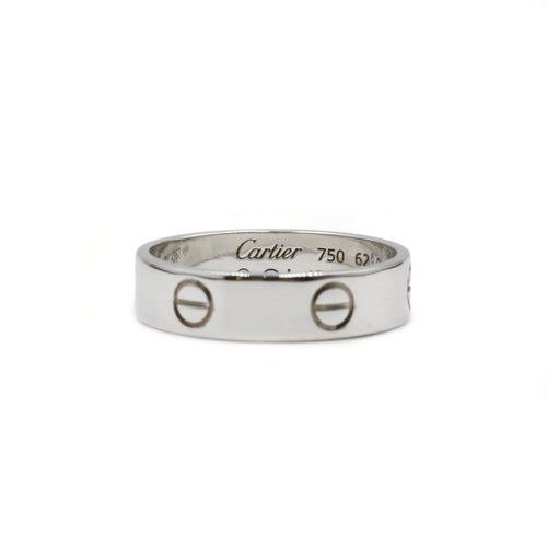 Bague Bague Cartier "Love" Or Blanc 58 Facettes 220232R