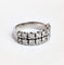 Bague 56 Bague diamants double rangs 58 Facettes 1-920/2