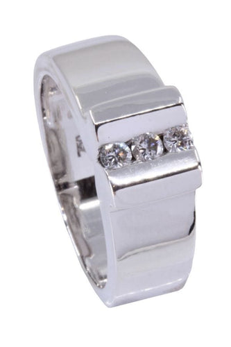 Bague 51 BAGUE TRILOGIE DIAMANTS 58 Facettes 075481
