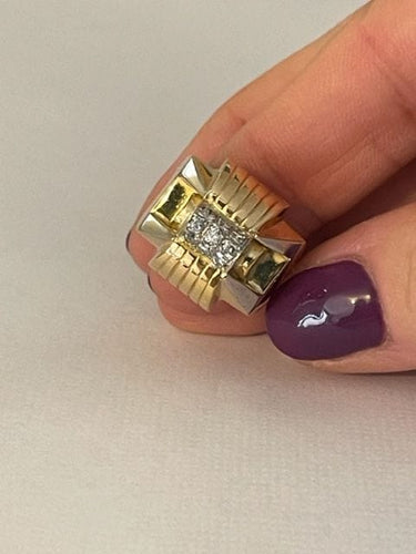 Bague Bague Tank diamants 58 Facettes