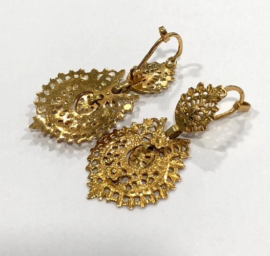 Boucles d'oreilles Dormeuses en Or jaune 58 Facettes