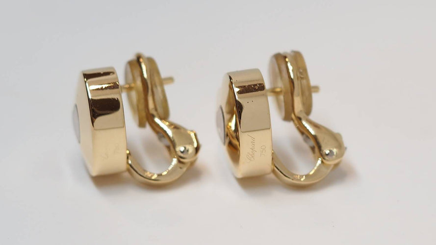 Boucles d'oreilles Boucles d'oreilles Chopard Happy Diamonds 58 Facettes
