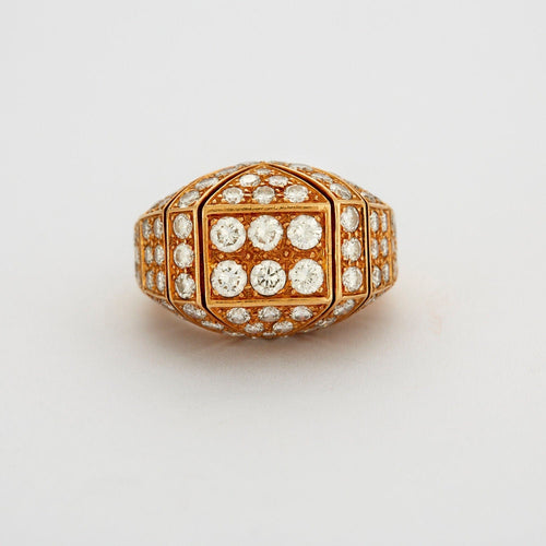 Bague 54 CARTIER – Bague dôme Diamants 58 Facettes