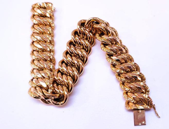 Bracelet Bracelet maille américaine or jaune 58 Facettes RA-570/3