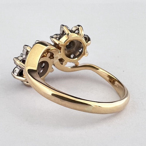 Bague Bague Toi & Moi Or Jaune, Diamants 58 Facettes LOT P1036