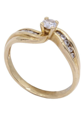 Bague 53 BAGUE MODERNE DIAMANTS 58 Facettes 071671