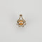 Pendentif Pendentif or blanc perle de culture 58 Facettes
