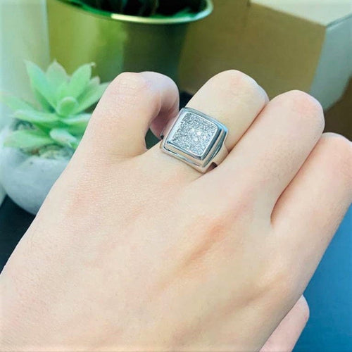 Bague Bague Or Blanc, Diamants 58 Facettes 20400000496/LC