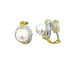 Boucles d'oreilles Boucles d’oreilles or jaune, perles et diamants 58 Facettes