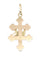 Pendentif CROIX DE LORRAINE ANCIENNE 58 Facettes 060171