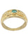 Bague 54 BAGUE JONC ÉMERAUDE 58 Facettes 065491
