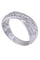 Bague 57 BAGUE ENTRELACÉE OR BLANC DIAMANTS 58 Facettes 078321