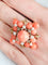 Bague Bague Cabochons de Corail 58 Facettes