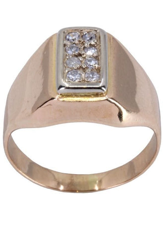 Bague 44 CHEVALIÈRE ENFANT DIAMANTS 58 Facettes 065011