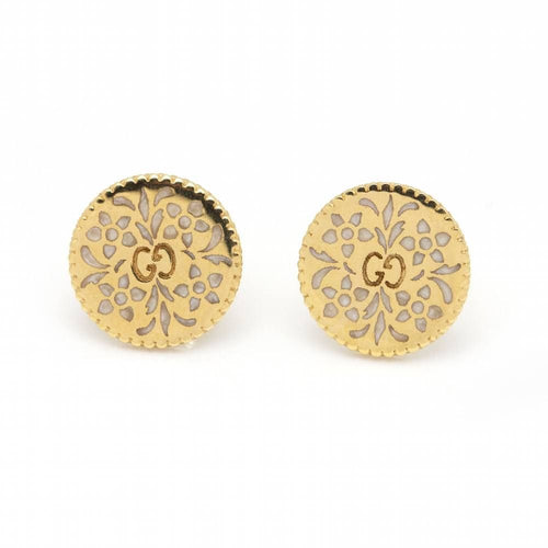 Boucles d'oreilles GUCCI - Boucles d'oreilles émail or jaune 58 Facettes D360454FJ