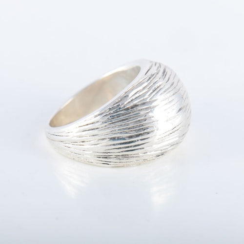 Bague 50.5 Bague Argent Dôme 58 Facettes