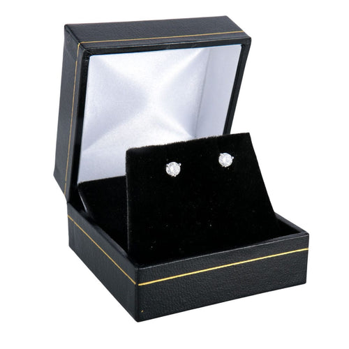 Boucles d'oreilles Clous d'oreilles Diamants 3 griffes 58 Facettes 8411