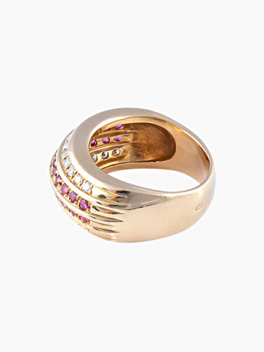 Bague 55 Bague Boule Rubis 58 Facettes