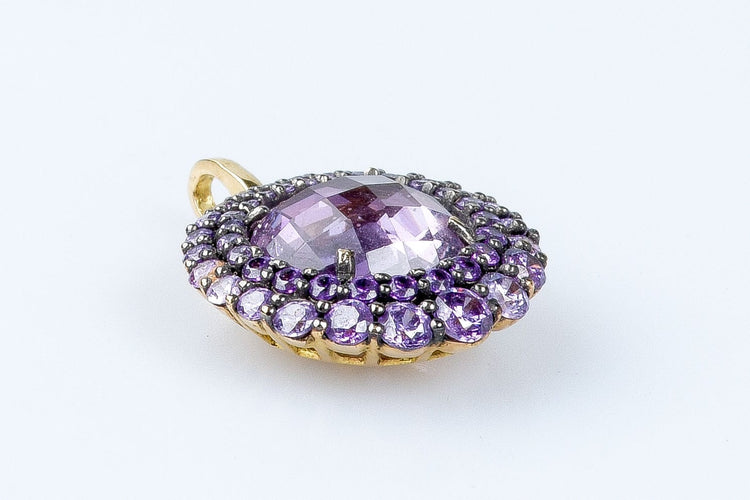 Pendentif Pendentif améthyste en or massif 58 Facettes 111.180847-59