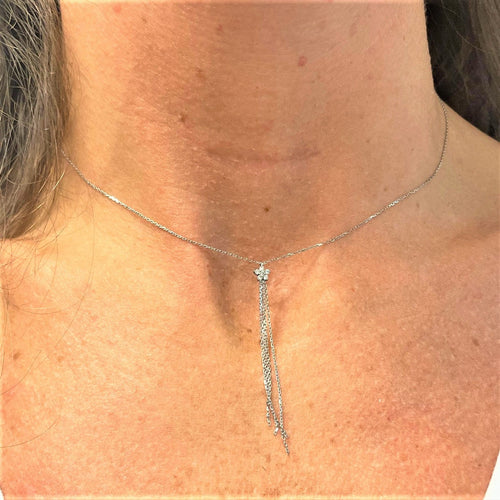 Collier Collier Pendentif Chute Or Diamants 58 Facettes 20400000694