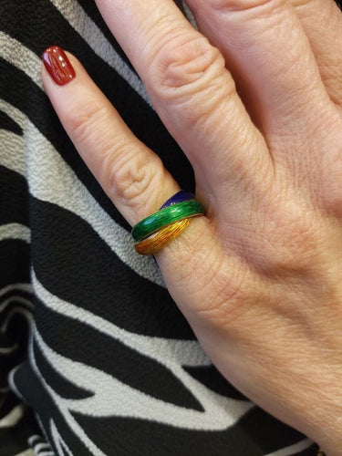 Bague 50 BAGUE VAN CLEEF & ARPELS ÉMAILLÉE 58 Facettes 068651