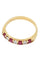 Bague DEMI-ALLIANCE RUBIS ET DIAMANTS 58 Facettes 054131