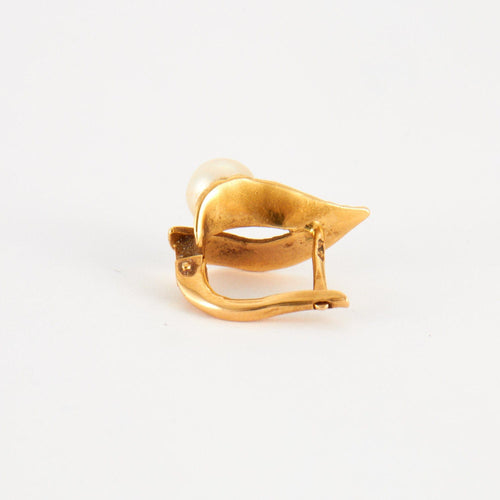 Boucles d'oreilles Boucles d'oreilles en Or jaune & perle 58 Facettes