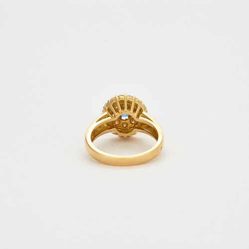 Bague 53 Bague jonc Saphir Diamants 58 Facettes ALGU28