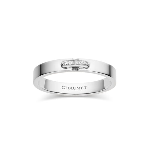 Bague 52 CHAUMET - ALLIANCE LIENS ÉVIDENCE OR DIAMANTS 58 Facettes 081685-052