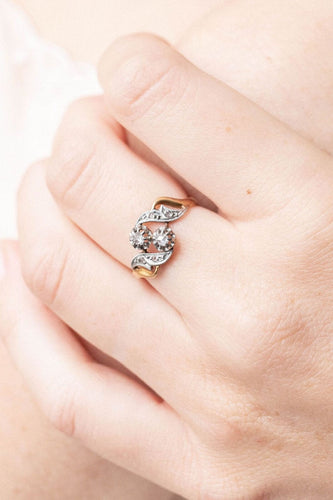 Bague Bague toi & moi 58 Facettes