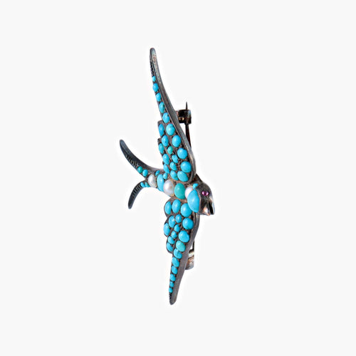 Broche Broche Hirondelle 58 Facettes