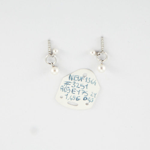 Boucles d'oreilles Boucles d'oreilles diamants & perle 58 Facettes