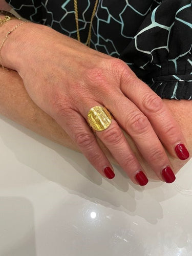 Bague BAGUE PIÈCE 20 FRANCS NAPOLÉON III 58 Facettes 051671