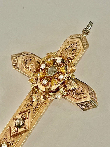 Pendentif Pendentif Croix Napoléon III 58 Facettes