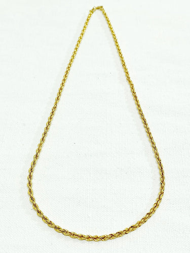 Collier Chaine En Or Torsadé 58 Facettes 3105/1