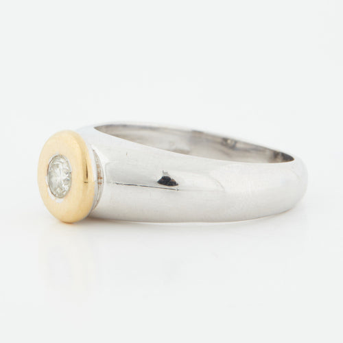 Bague 54 Bague 2 Ors Diamant 58 Facettes REF 5032/13