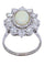 Bague BAGUE ANCIENNE OPALE ET DIAMANTS 58 Facettes 065401