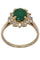 Bague 53 BAGUE POMPADOUR ÉMERAUDE ET DIAMANTS 58 Facettes 078181