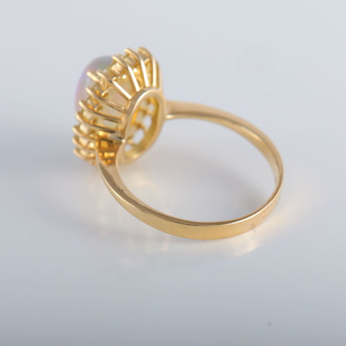 Bague 60 Bague cocktail en or jaune 58 Facettes