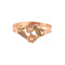 Bague 59 Bague Duo de Fleurs 58 Facettes