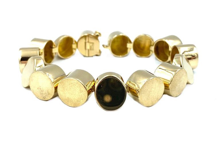 Bracelet Bracelet moderniste or jaune 58 Facettes