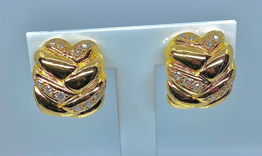 Boucles d'oreilles Boucles d’oreilles Diamants 58 Facettes AB237