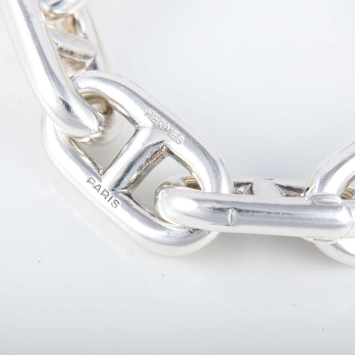 Bracelet Bracelet gourmette Hermès chaîne d'ancre 58 Facettes 8400